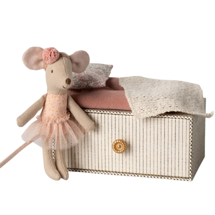 Maileg - Dance mouse in daybed - Little sister