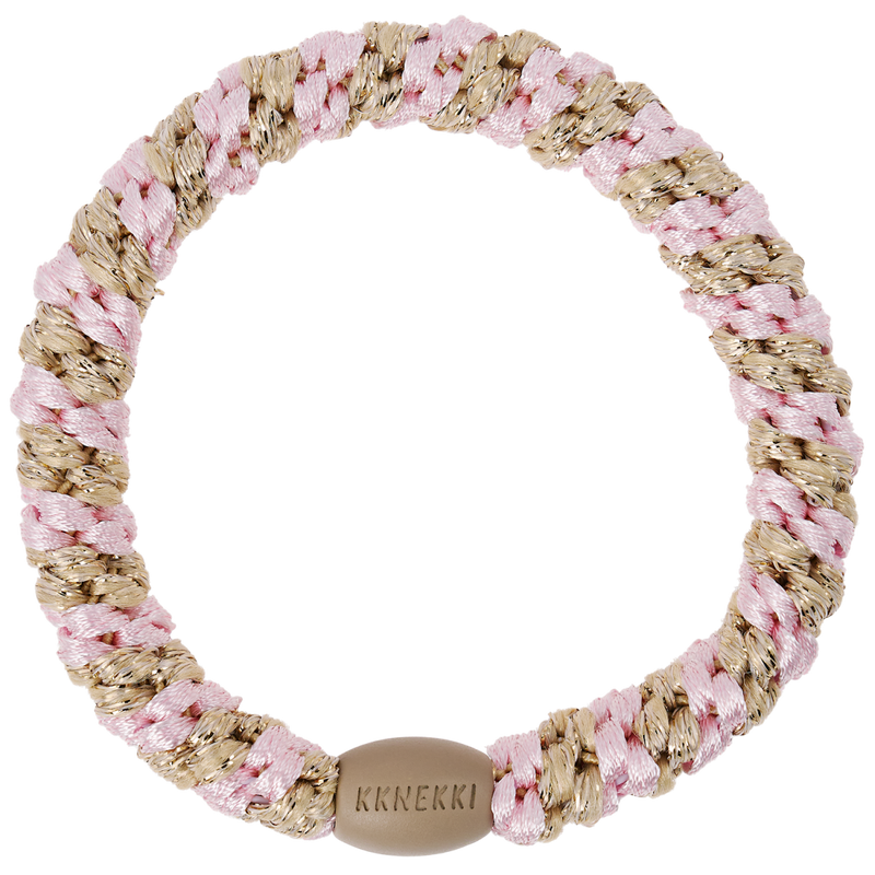 KKNEKKI - Light Pink-Beige glitter Stripe 25pcs
