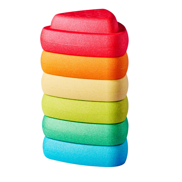 Nattou - Blocky balans stapelstenen - Multicolour