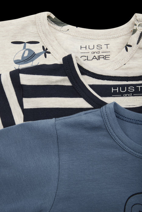 Hust and Claire - Albert - T-shirt 3-pack - Navy