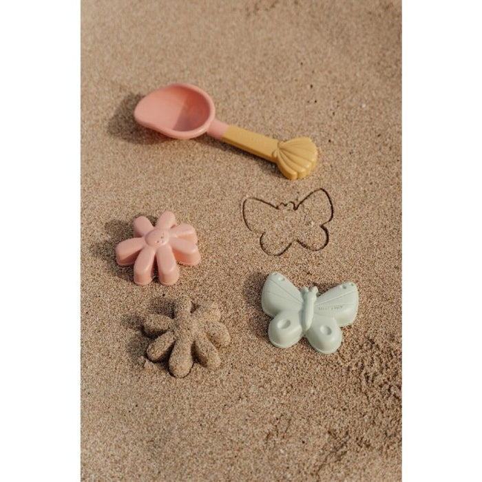 Little Dutch - Strandset schepje en zandvormen Flowers & Butterflies