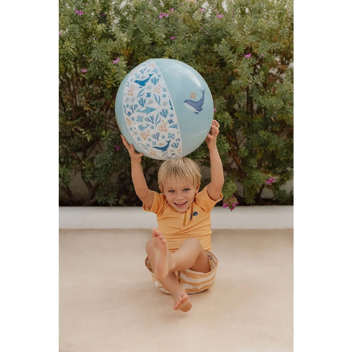 Little Dutch - Strandbal Ocean Dreams Blue 35 cm