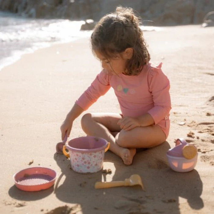 Little Dutch - Strandset - Pink flowers
