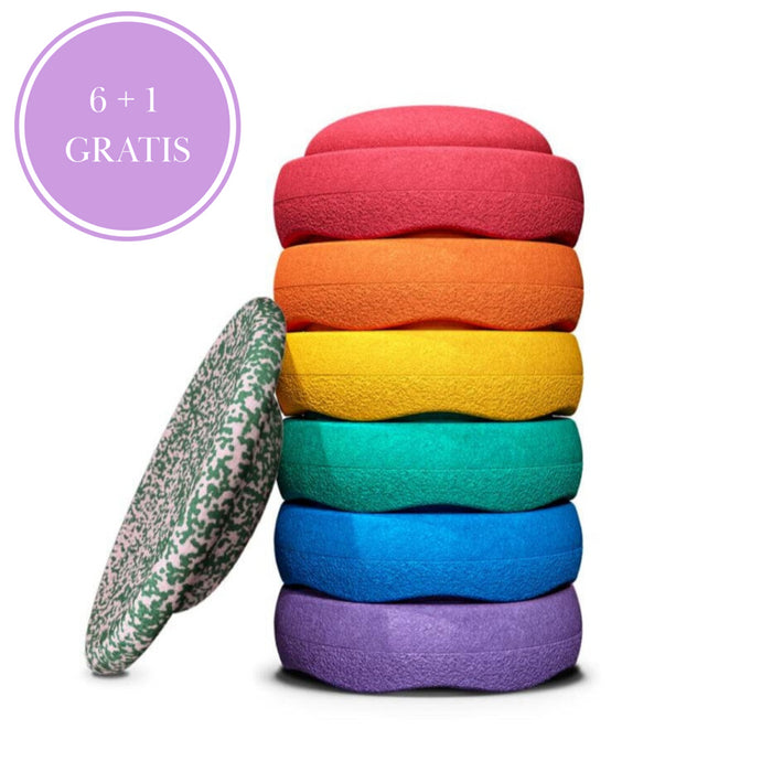 Stapelstein - Special Rainbow Set Classic Blush 6+1 gratis