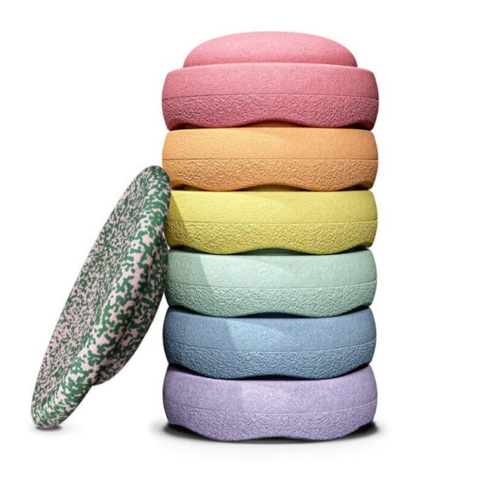 Stapelstein - Special Rainbow Set Pastel Blush 6+1