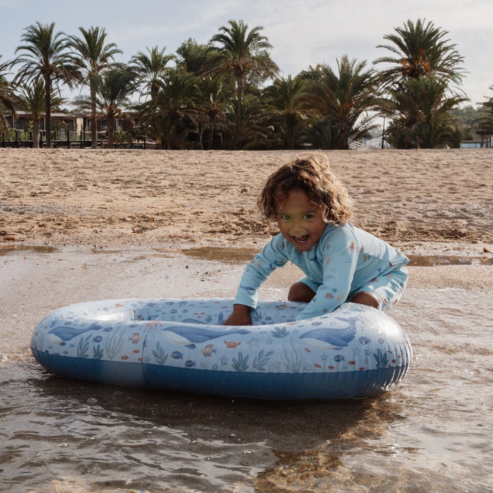 Little Dutch - Opblaasboot - Blauw - Ocean World