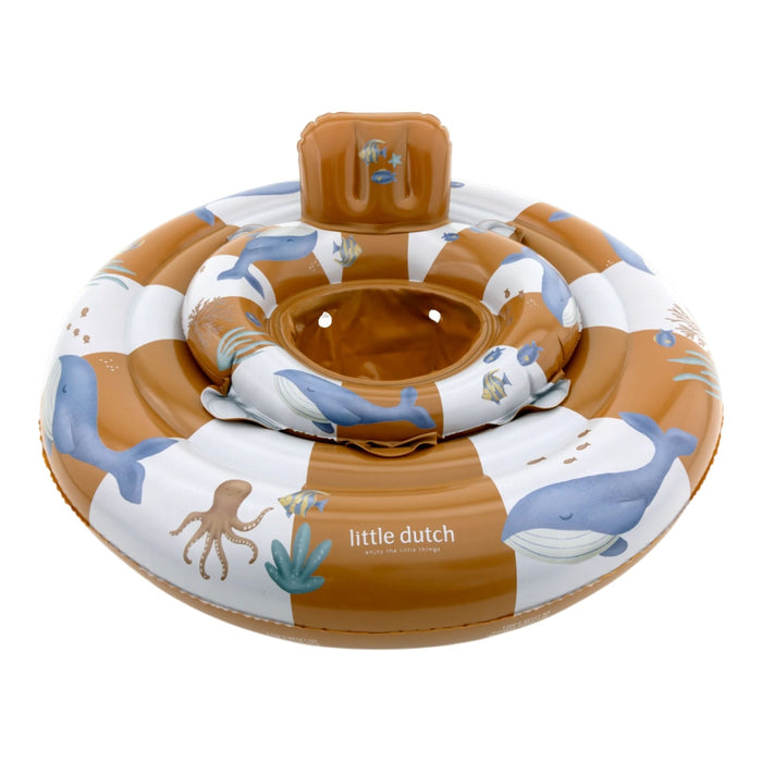 Little Dutch - Babyfloat - Bruin - Ocean World (6 - 12 maanden