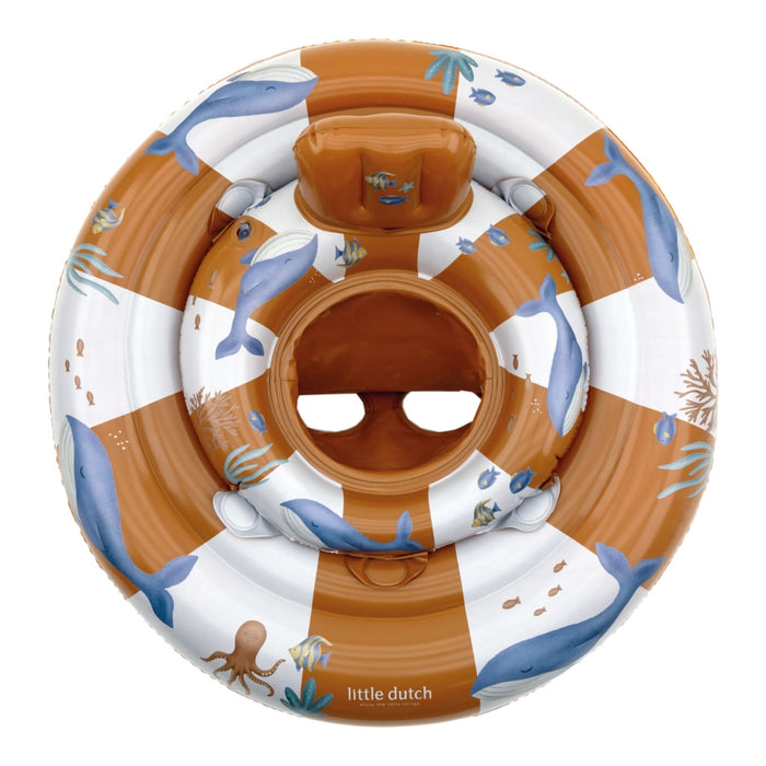 Little Dutch - Babyfloat - Bruin - Ocean World (6 - 12 maanden