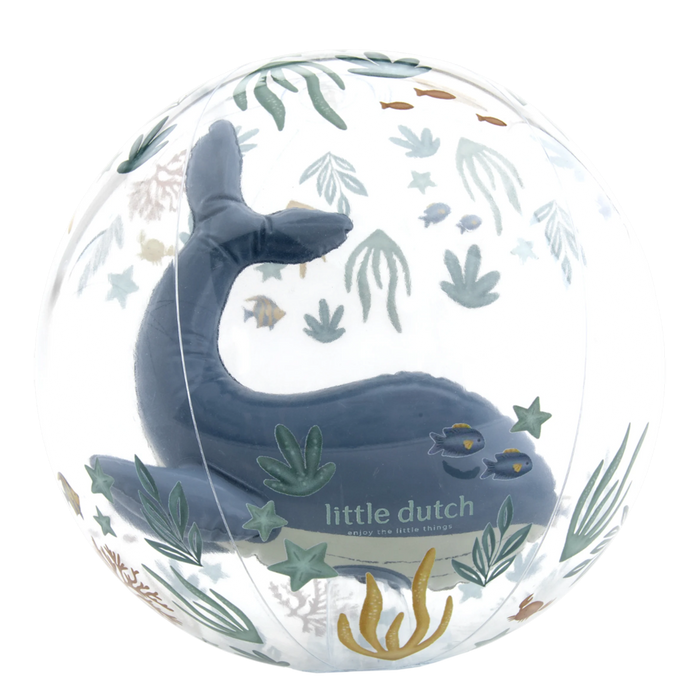 Little Dutch - Strandbal 3D Walvis - Ocean World