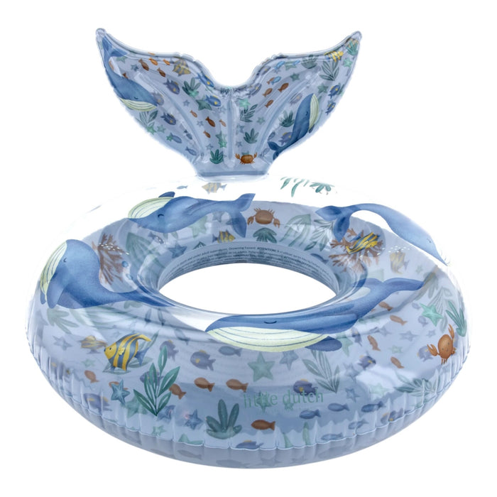 Little Dutch - Zwemband met staart - Blauw - Ocean World