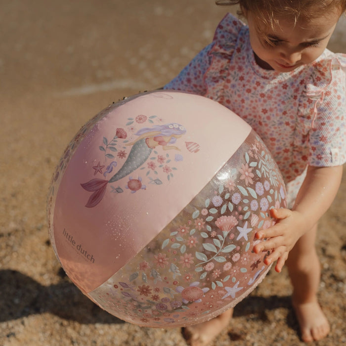 Little Dutch - Strandbal Roze - Dreamy Mermaid
