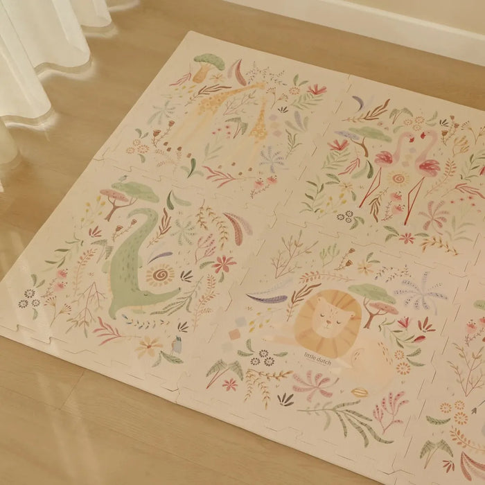 Little Dutch - Puzzelmat XL Safari Friends