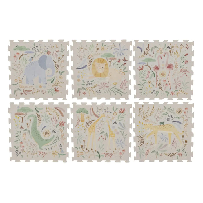 Little Dutch - Puzzelmat XL Safari Friends