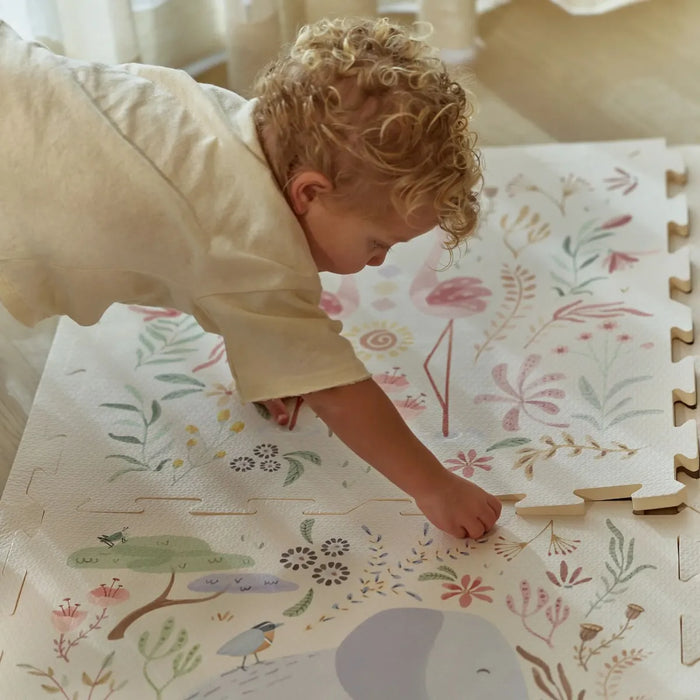 Little Dutch - Puzzelmat XL Safari Friends