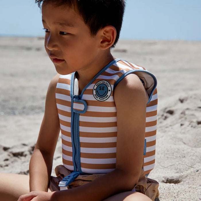 Swim Essentials - Zwemvest - Bruin/Wit - Softlines