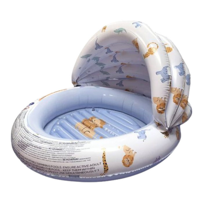 Swim Essentials - Kinderzwembad  met luifel - Wild life (100 cm)