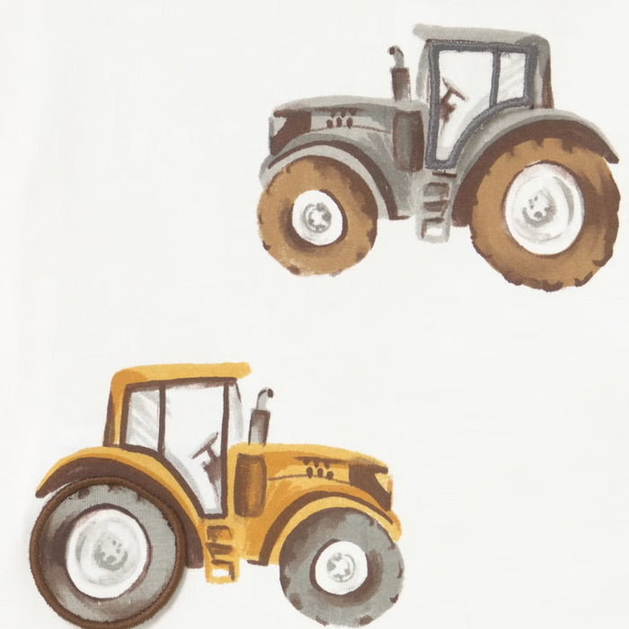 Mayoral - L/s ""Play"" tractor shirt Cream