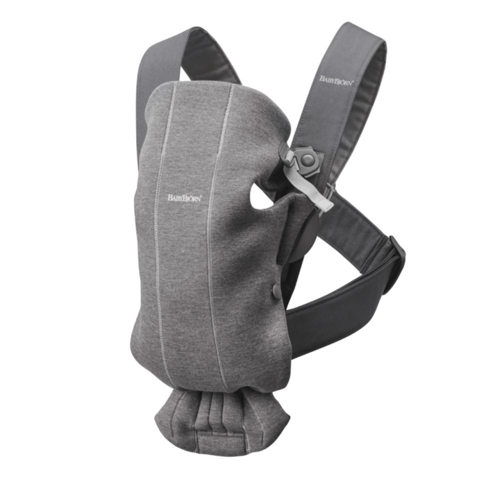 Babybjorn - Draagzak Mini - 3D Jersey Donkergrijs