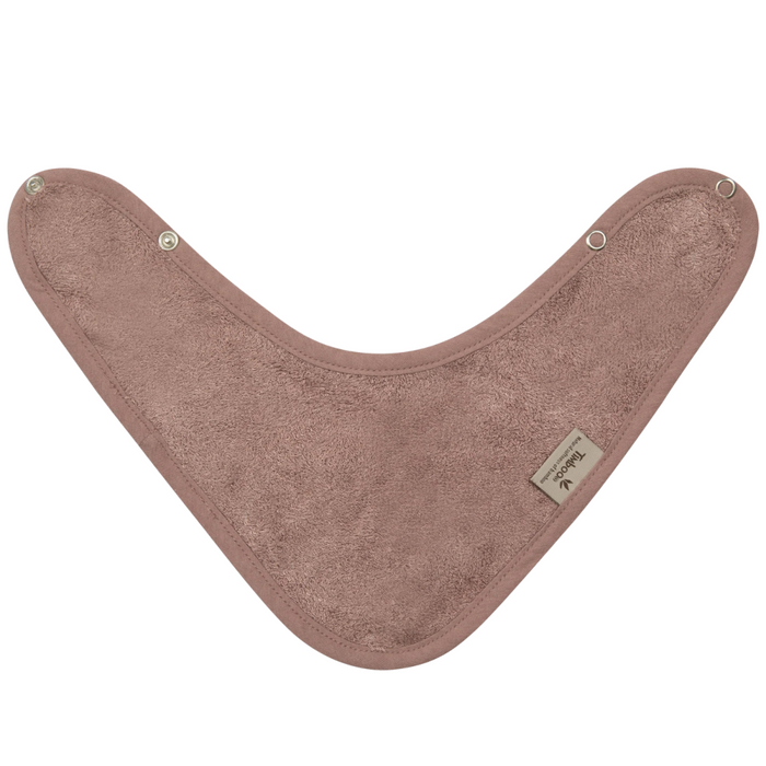 Timboo - BANDANA BIB DOUBLED 36x20cm - MELLOW MAUVE