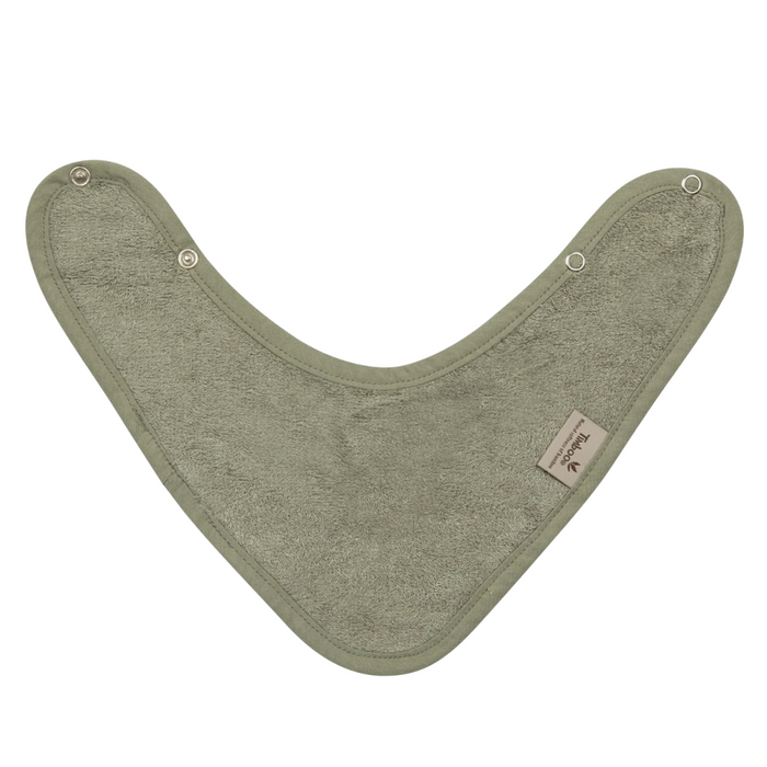 Timboo - BANDANA BIB DOUBLED 36x20cm - WHISPER GREEN
