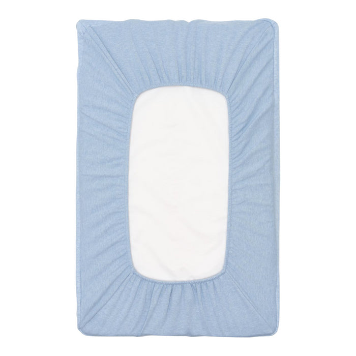 Poetree - Chevron Denim Blue - Aankleedkussenhoes