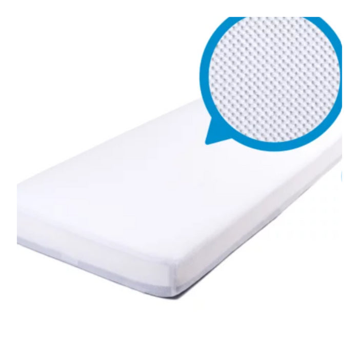 AeroSleep - Sleep Safe Fitted Sheet White - 60x120 PREMIUM