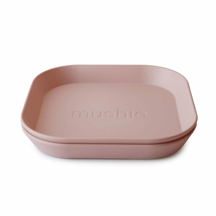 Mushie - Bord Vierkant Blush (2 Pcs)