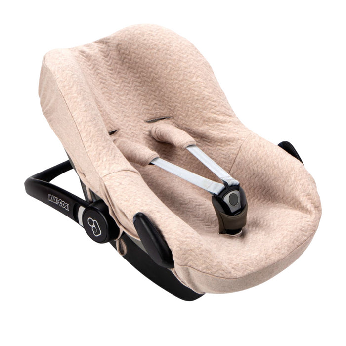 Poetree - Chevron Light Camel - Autostoelhoes (MaxiCosi)