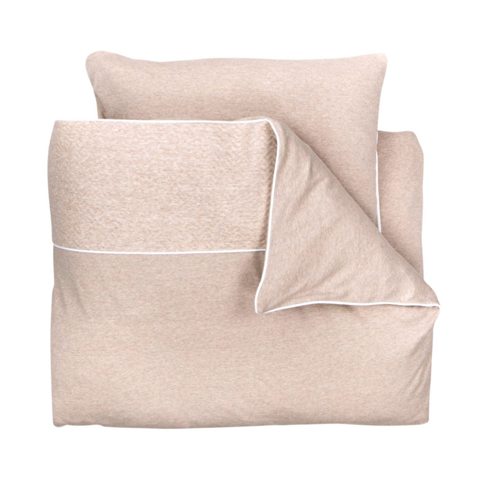 ﻿Poetree - Chevron Light Camel - Baby Dekbedovertrek & kussensloop (100x135)