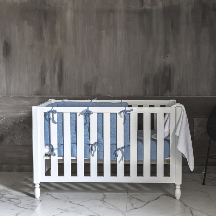 Poetree - Chevron Denim Blue - Bedomrander