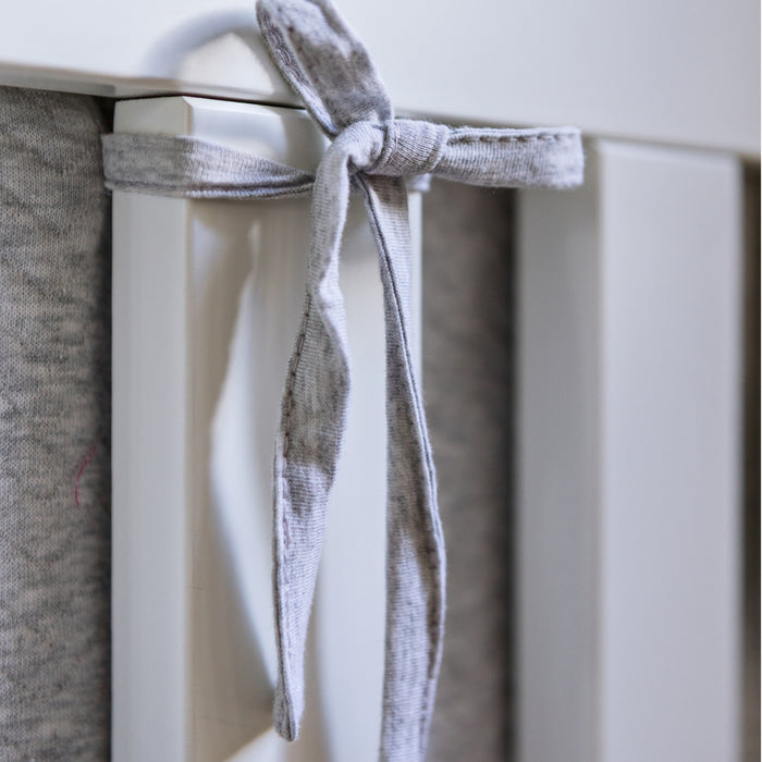 Poetree - Chevron Light Grey Melange - Bedomranding 40x210cm