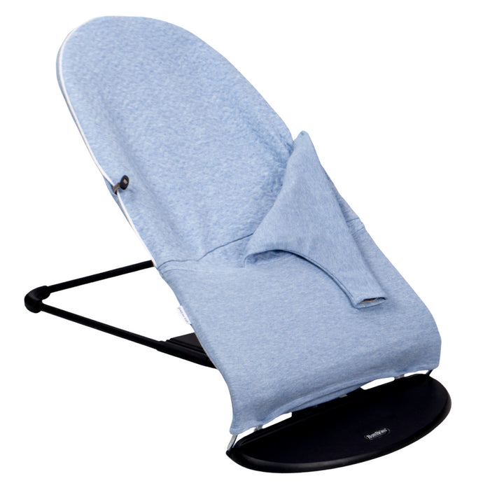 Poetree - Chevron Denim Blue - Beschermhoes voor BabyBjörn wipstoel