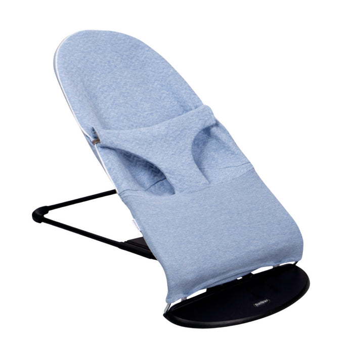 Poetree - Chevron Denim Blue - Beschermhoes voor BabyBjörn wipstoel