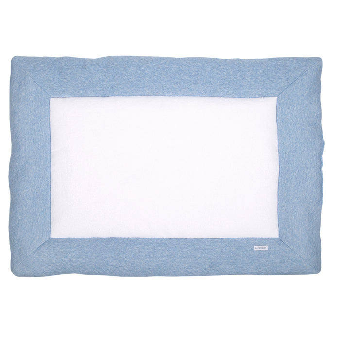 Poetree - Chevron Denim Blue - Boxkleed/Parc kleed (75x95cm)