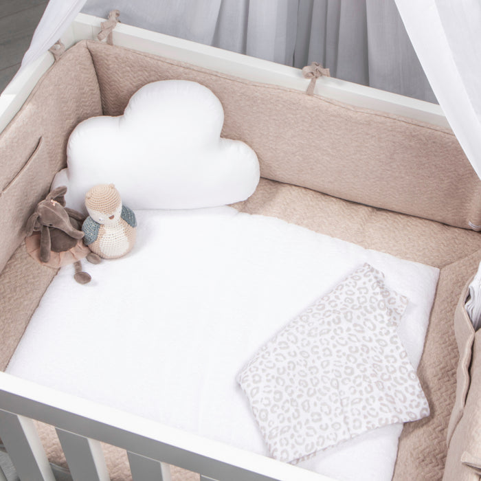 Poetree - Chevron Light Camel - Boxkleed/Parc kleed (75x95cm)