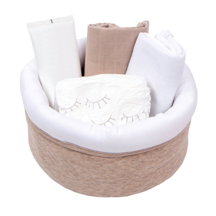 Poetree - Chevron Light Camel - Commode mandje