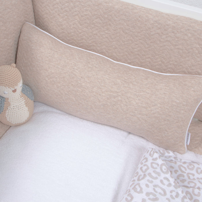 Poetree - Chevron Light Camel - Decoratie kussen Cookie