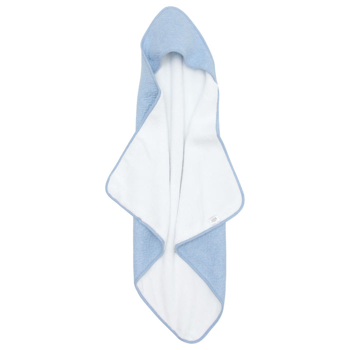 Poetree - Chevron Denim Blue - Omslagdoek (80x80cm)