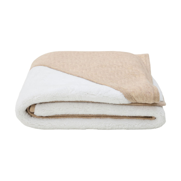 Poetree - Chevron Light Camel - Omslagdoek (80x80cm)