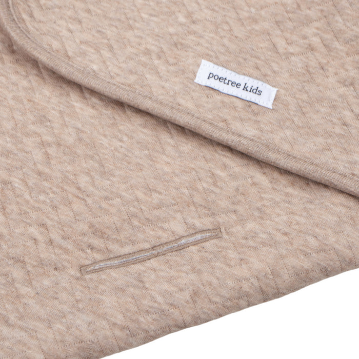 Poetree - Chevron Light Camel - Omslagdoek (80x80cm)