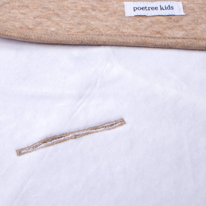 Poetree - Chevron Light Camel - Omslagdoek (80x80cm)