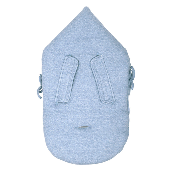 Poetree - Chevron Denim Blue - Voetenzak/Engelennestje 5-punts gordel