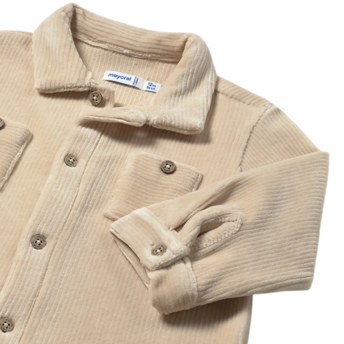 Mayoral - knit overshirt CEREAL