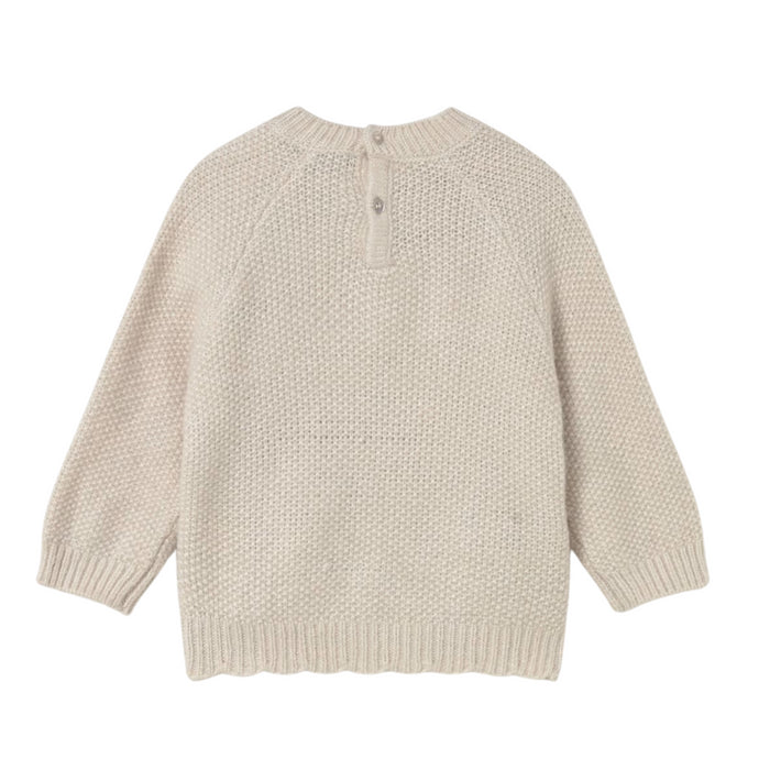 Mayoral - Flower textured jersey Sand