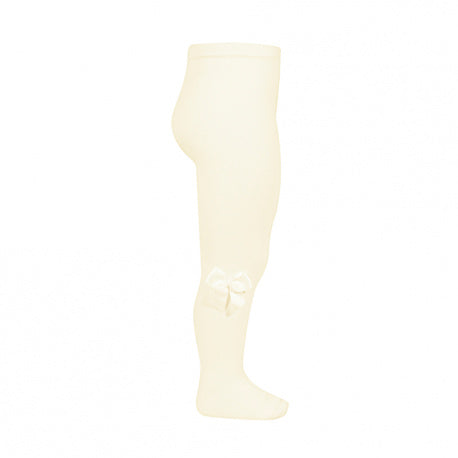 Condor - Tights with side grossgrain bow - Beige