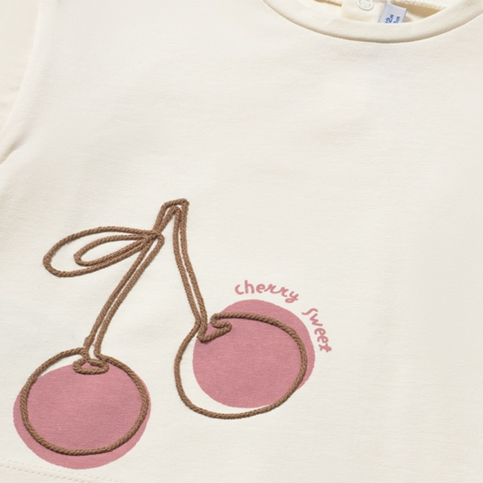 Mayoral - T-shirt lange mouwen - Cherry sweet