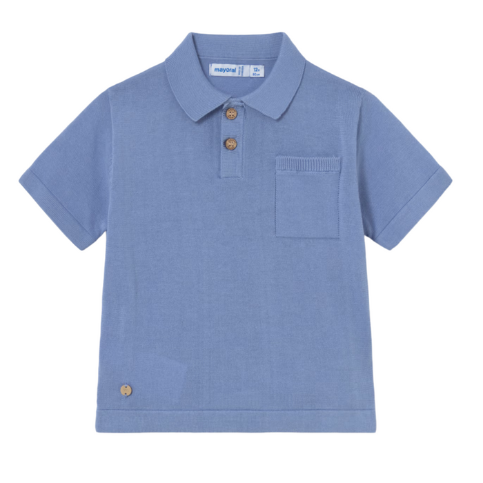 Mayoral - Zachte polo Capri Blue