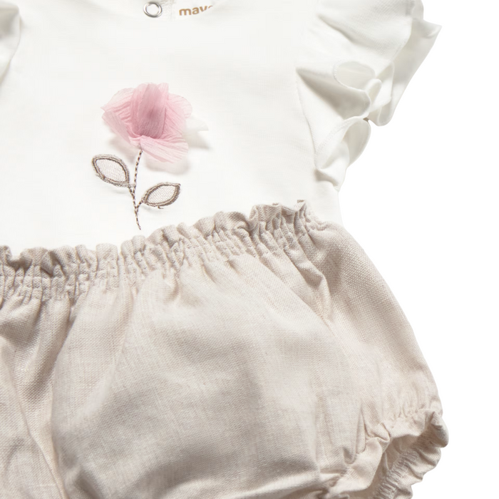 Mayoral - Flower short set - Linnen