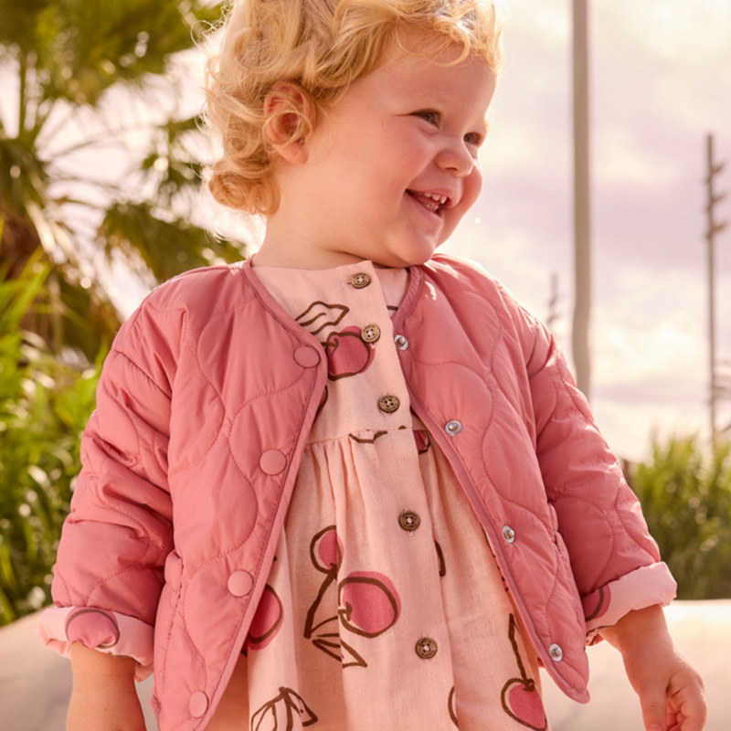 Mayoral - Omkeerbare windstopper - Blush pink