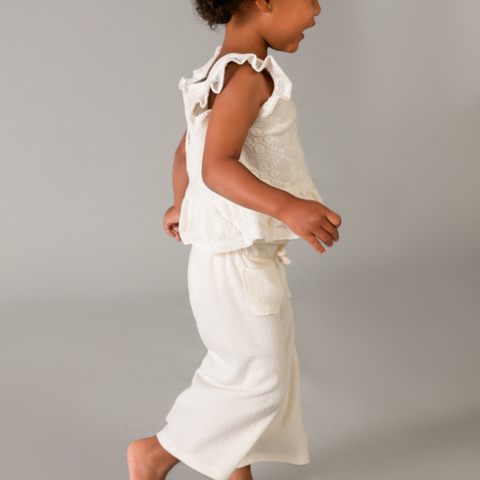 Mayoral - Combined long pants set - Off White